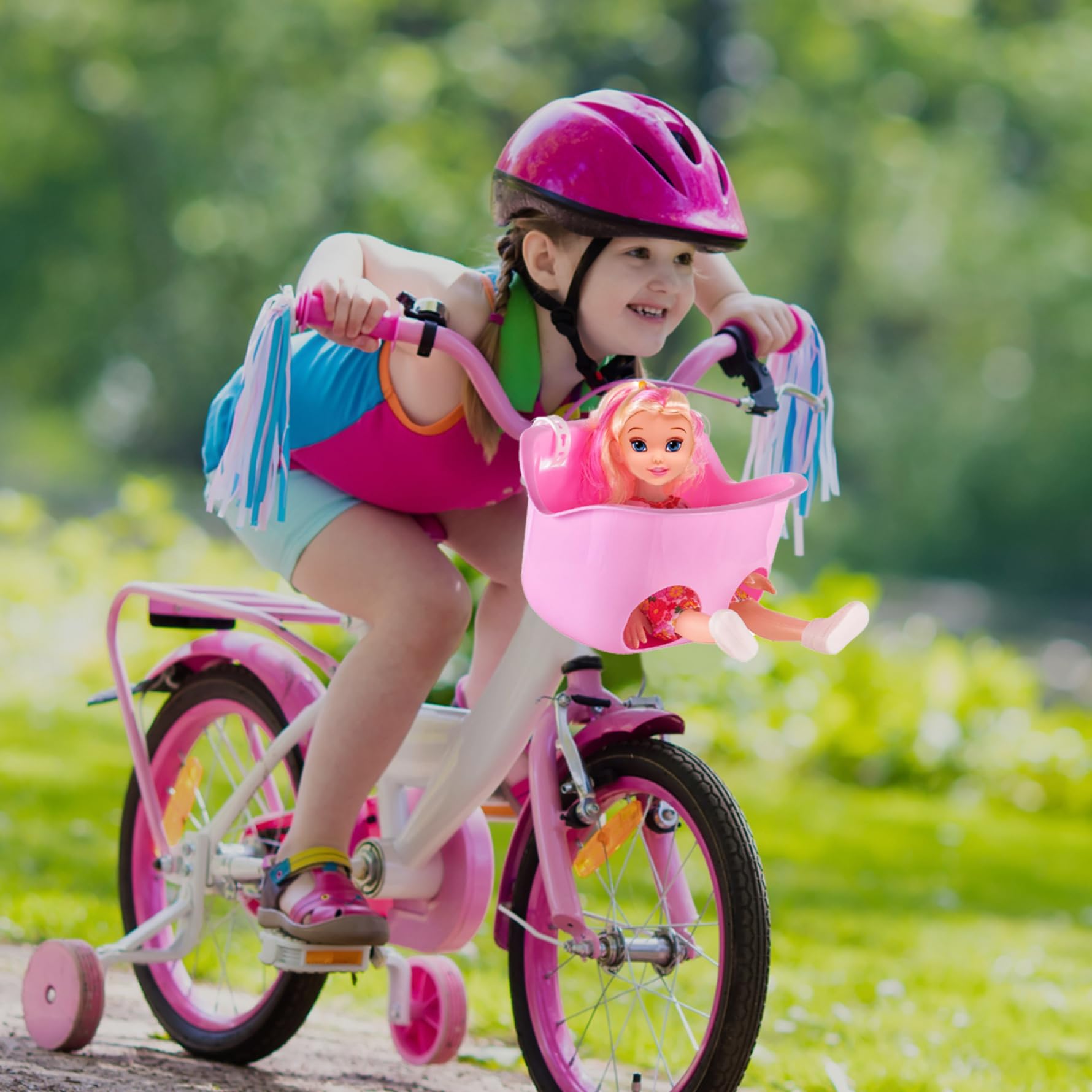 Bicycle Basket Toy Baby Carrier For Bike Doll Baby Carrier