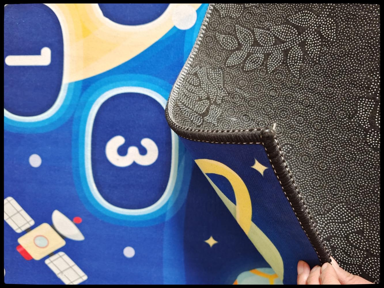 Pentakel Symbol Blackrug, Sonne Mond Runder Teppich, Ziege Kopf Satan Teppichhände Okkultismus Teppich Hexerei Goth Teppich 100Cm