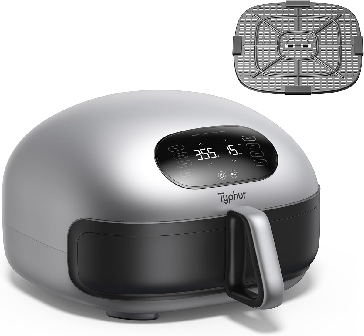 Bundle of Typhur Dome 2 Air Fryer + Grill Plate Replacement