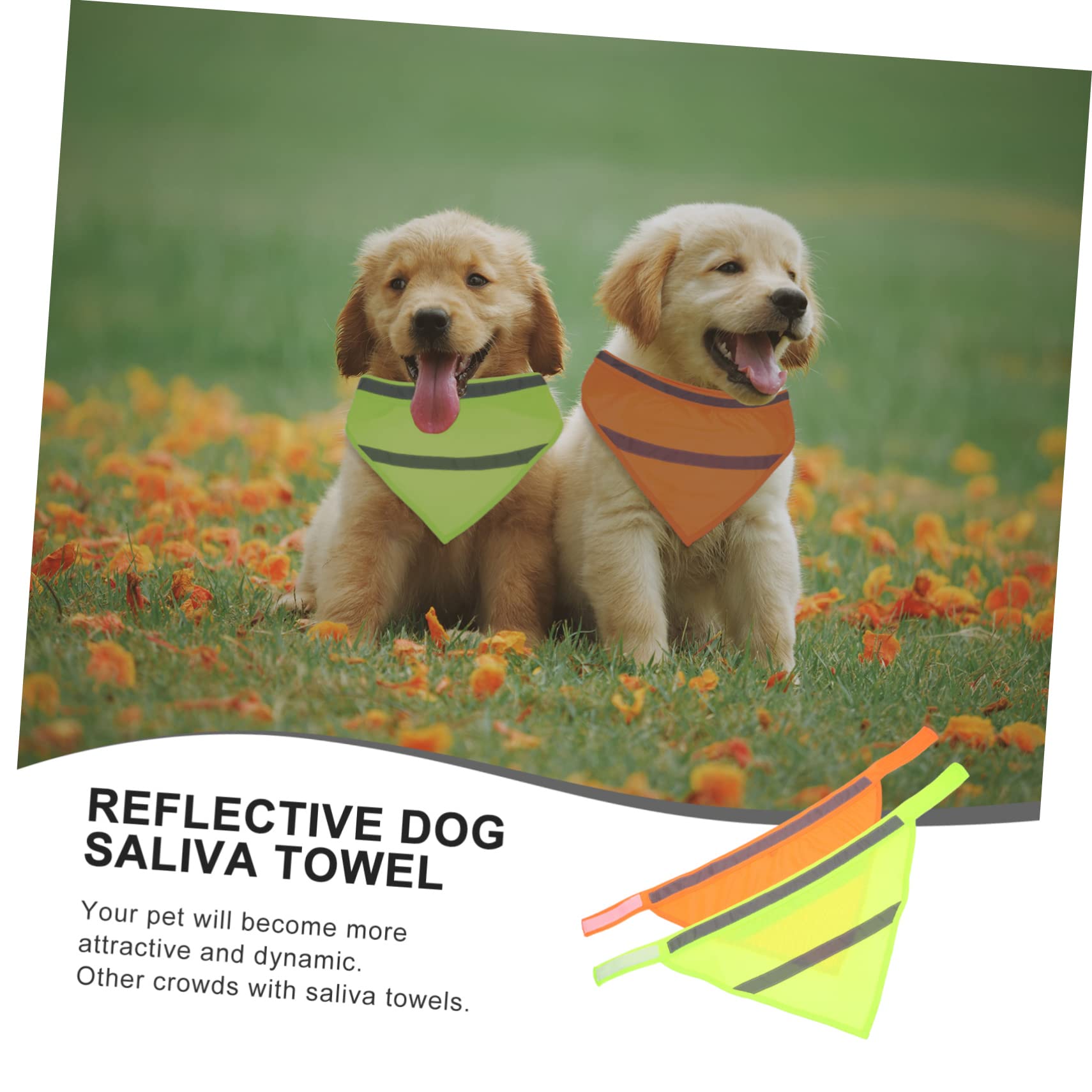 minkissy 6 toallas triangulares para mascotas, bufanda reflectante para gatos, bandanas para perros grandes, bandana para cachorros, babero para mascotas, bufanda para cachorros, bufanda a rayas,