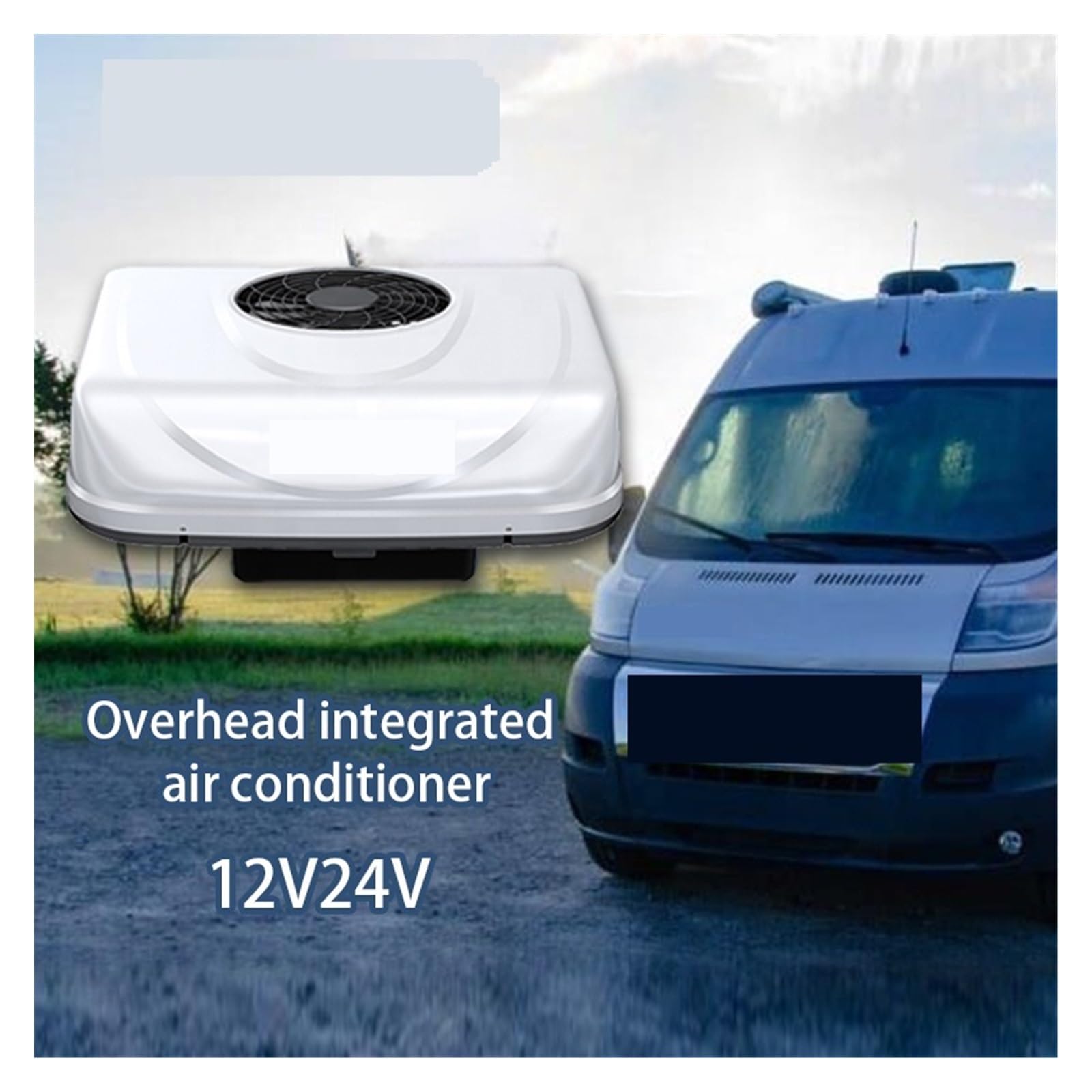 Aire Acondicionado, Techo Aire Acondicionado Camión Excavadora Caravana Coche RV Camper,Para Caravana, Camionetas,Viento frio