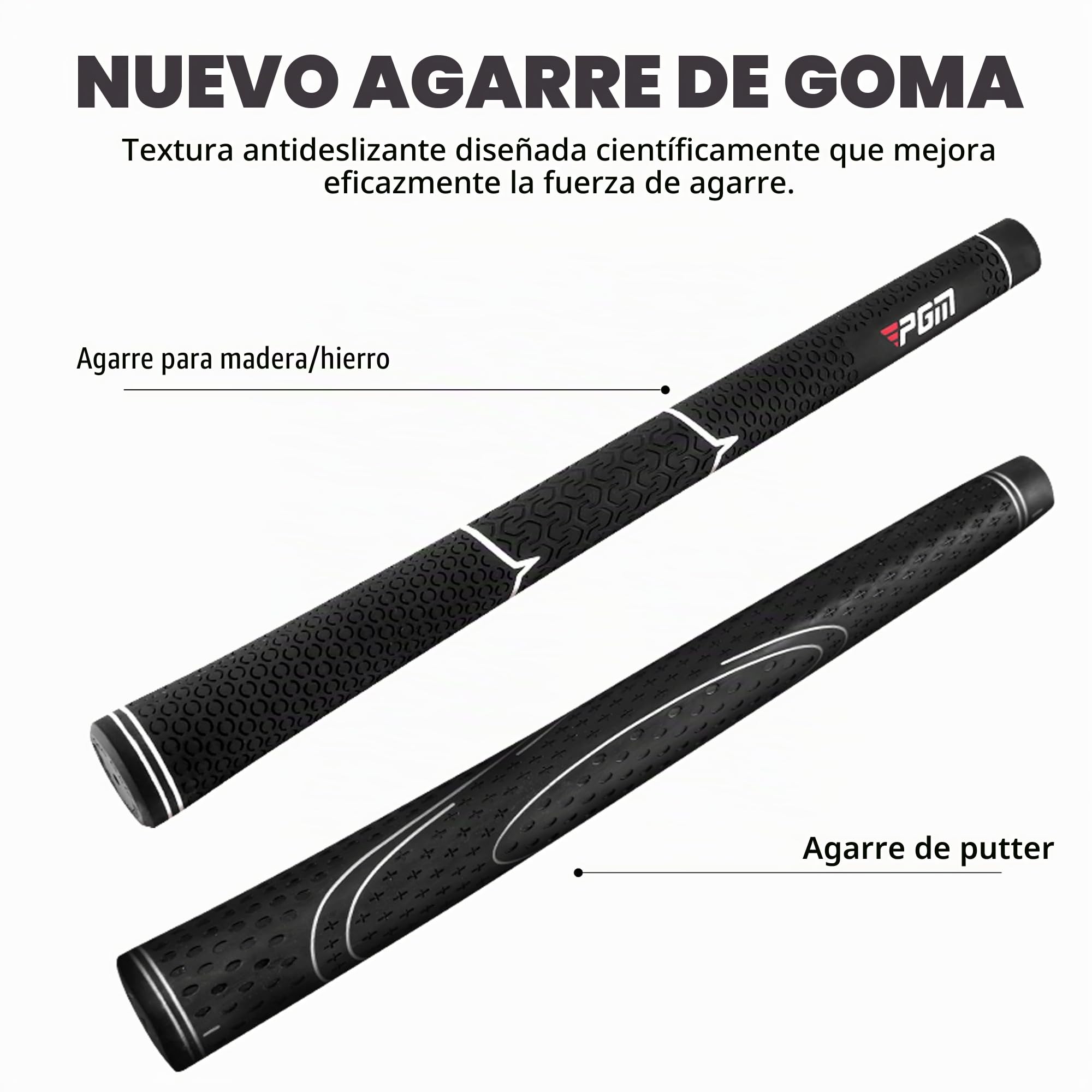 PGM Juego completo de palos de golf para hombre, 12 piezas, 3 maderas (#1,3,5), 1 híbrido (#4H), 6 hierros (#5, 6, 7, 8, 9, PW), 1 cuña de arena (52°), 1 putter