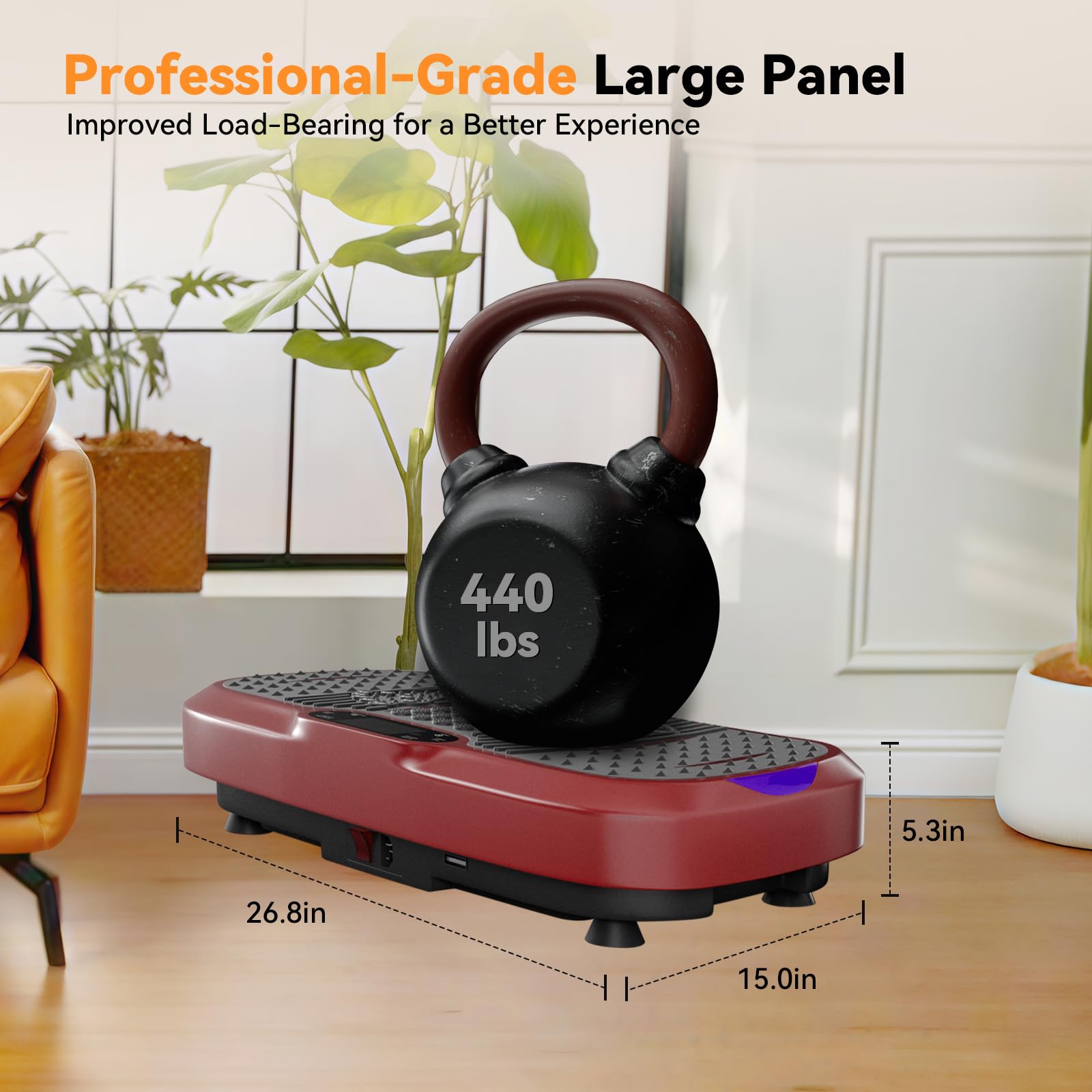 Vibratie Oefenmachine Trilplaat Fitness Machine Trillingen Lcd Scherm Gewichtsverlies Thuisfitness