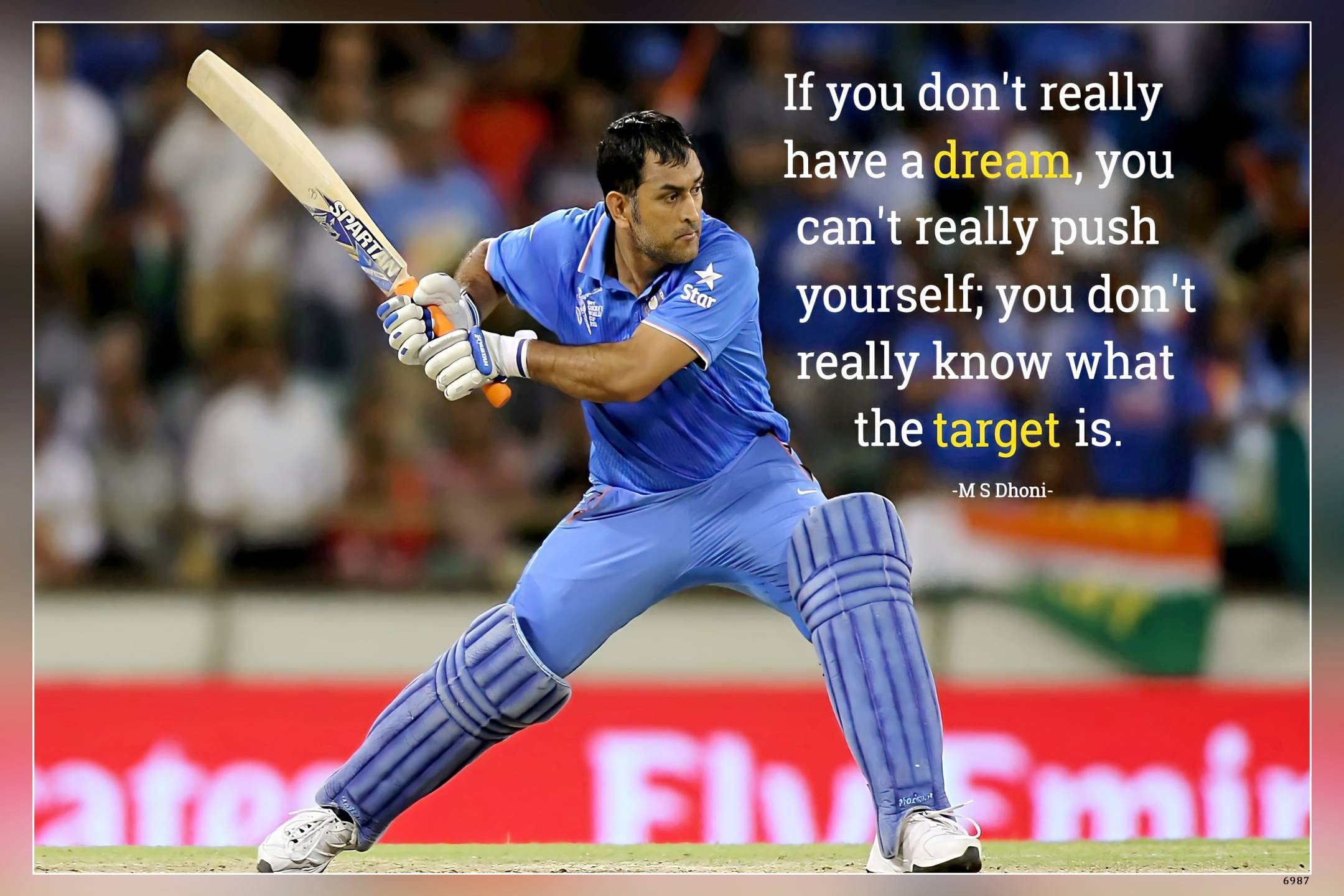 Dohni Process Quote Ms Dhoni Life Quotes Type 💪 If You Are Big Dreams 💭 . All Big
