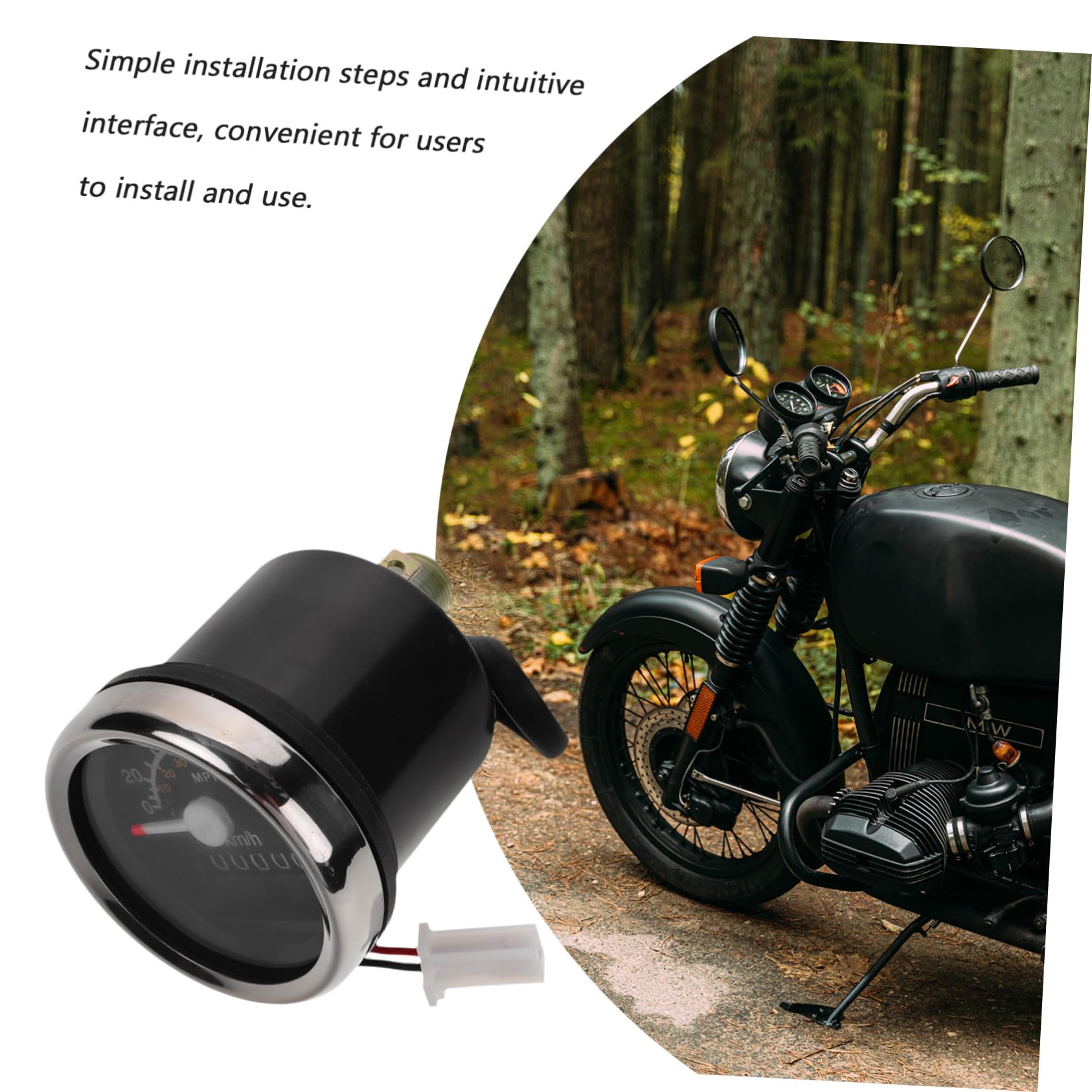 Strumento Motociclistico Tachimetro Modificato per Misuratore velocità Tachimetro per Bici Accessorio per Tachimetro Digitale Motociclo Ferro da Stiro