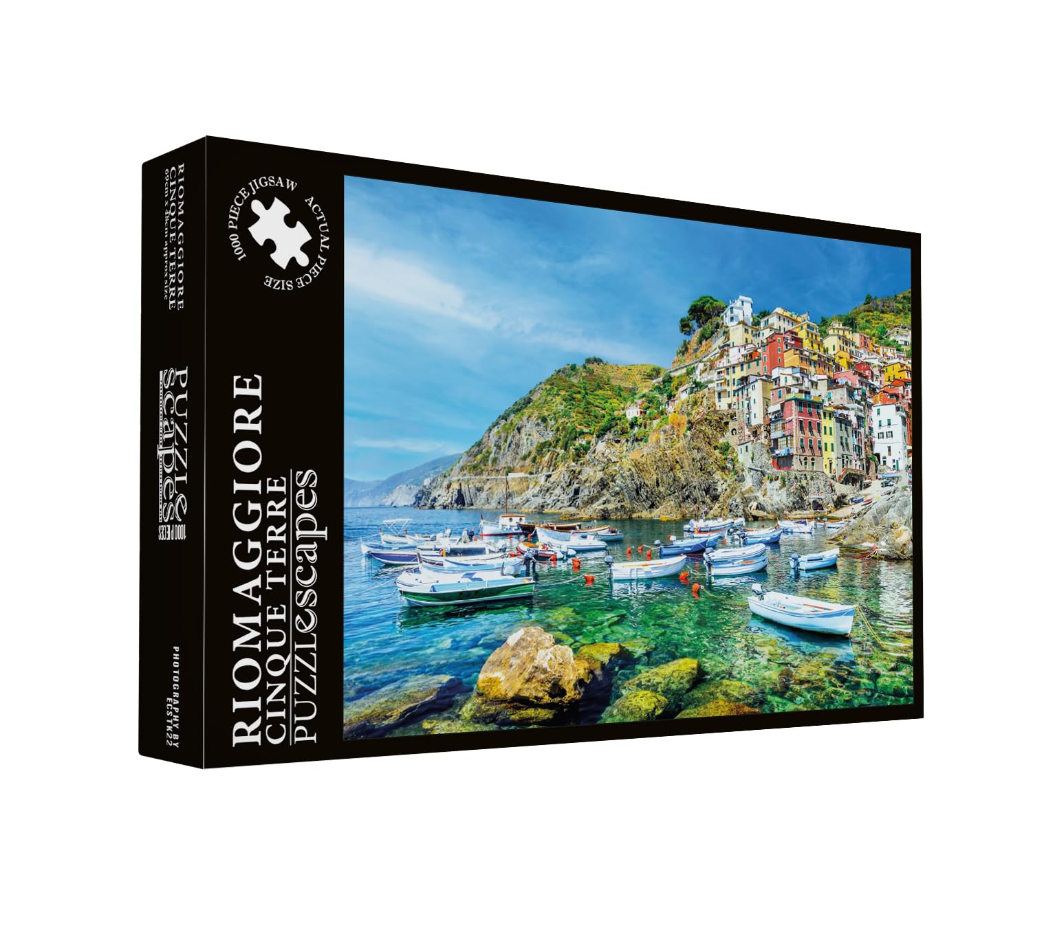 Riomaggiore, Cinque Terre 1000 Piece Jigsaw Puzzle; British Landmarks; Eco-Friendly, Gift for Adults & Families - Image 2