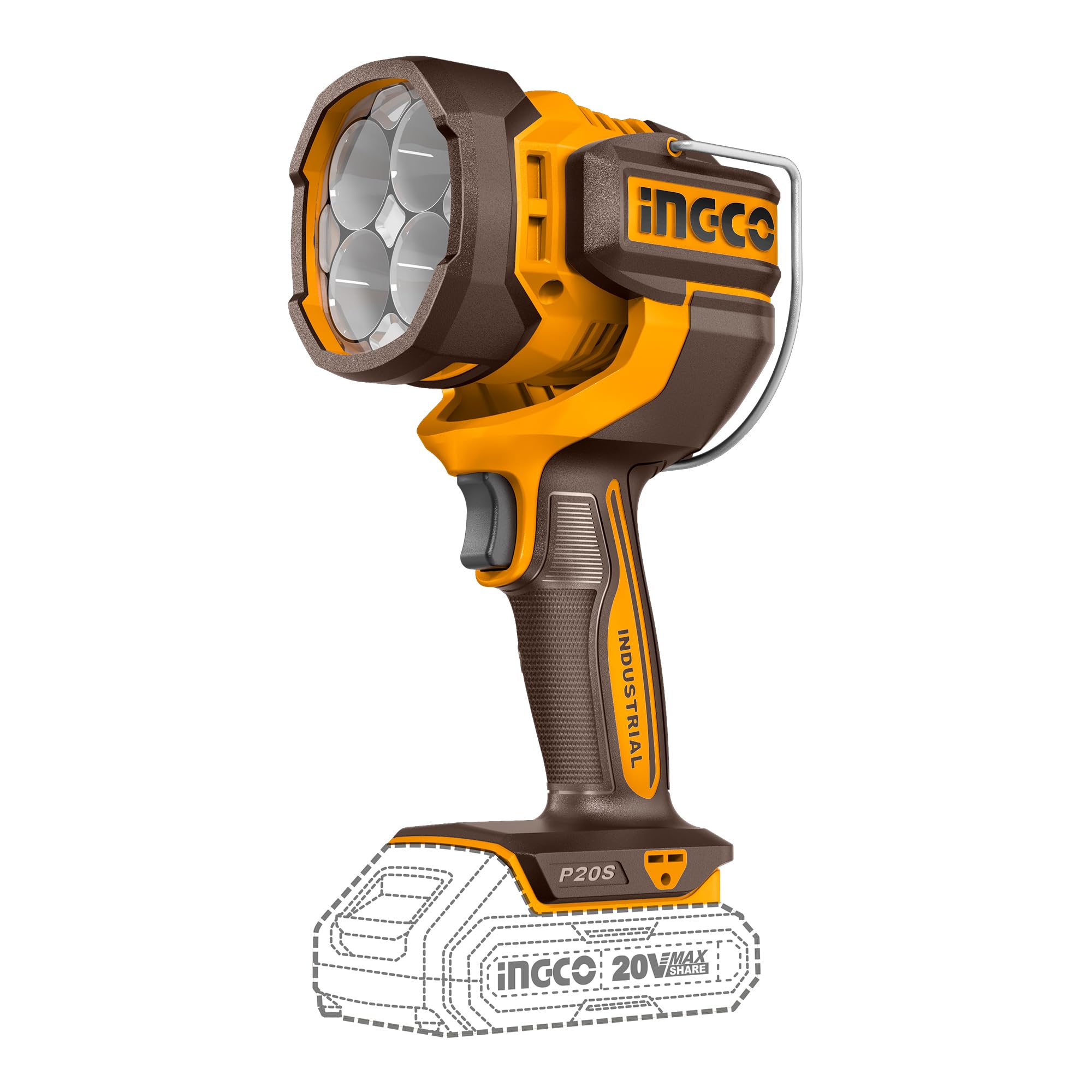 INGCO Cordless work lamp-image-35