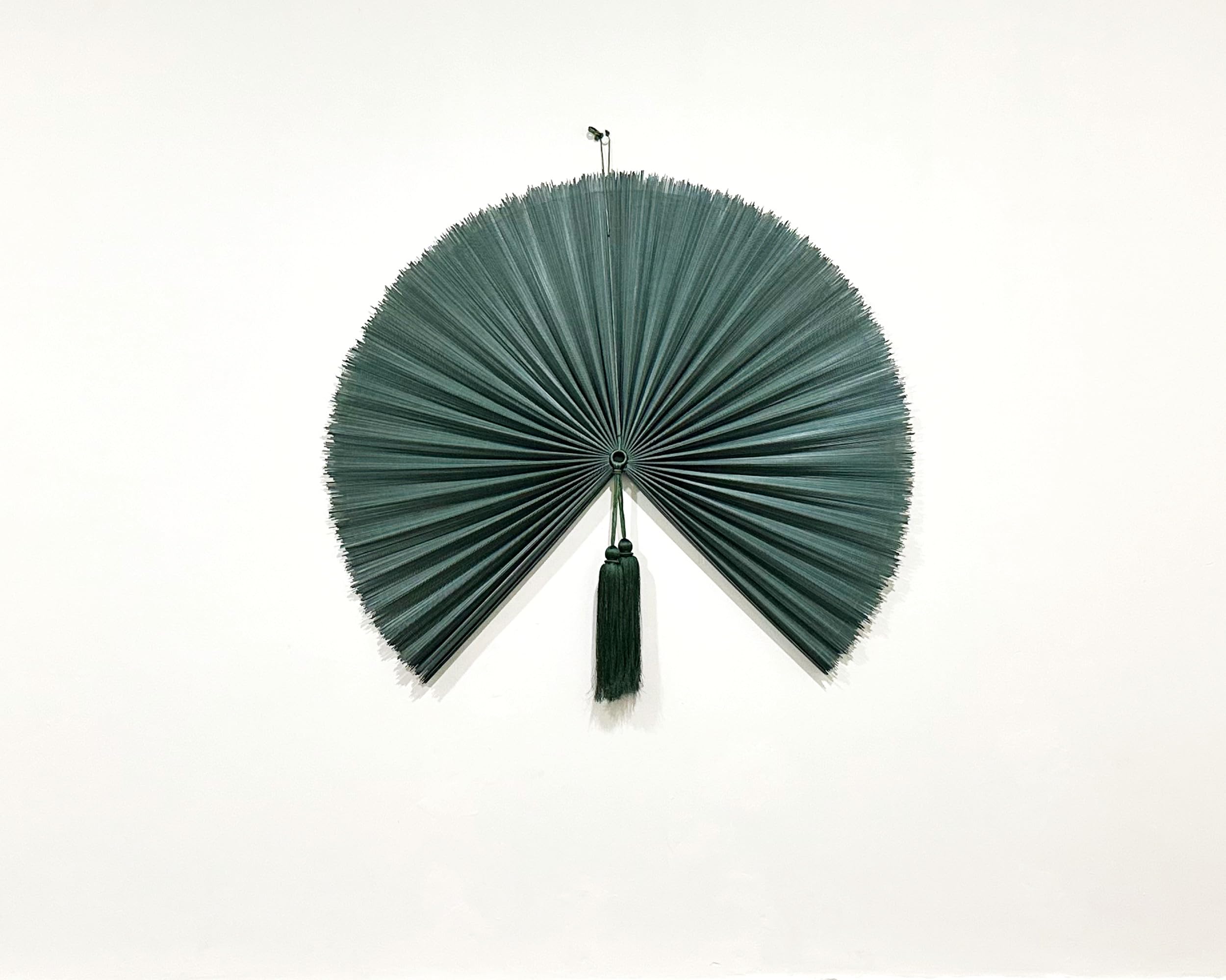 Wandventilator aus Bambus, 50,8 x 101,6 cm, modern, natürlich/umweltfreundlich, umweltfreundliche Bambus-Konstruktion, ganzjährig dekorative Vielseitigkeit und natürliche Kühlung