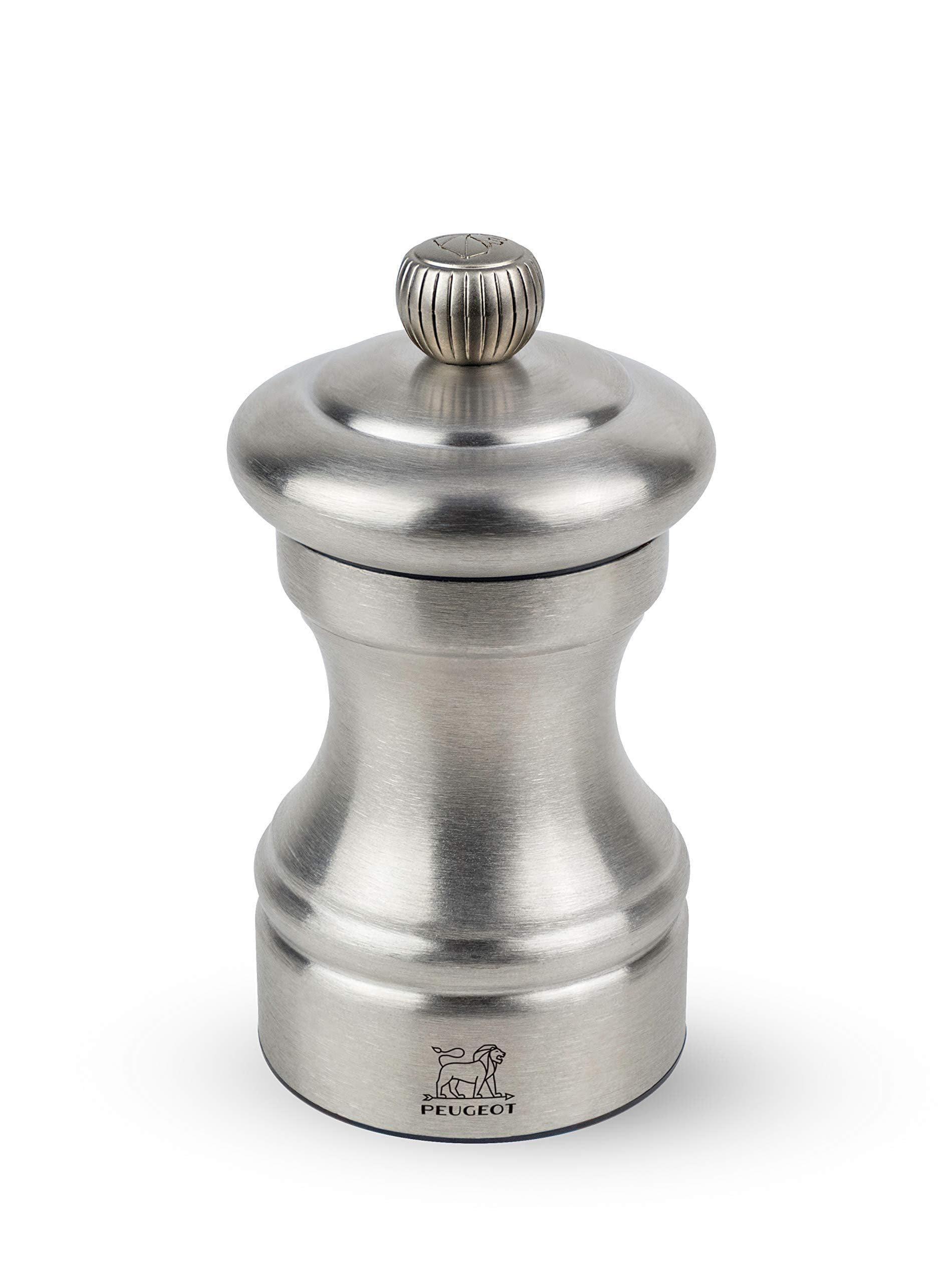 Peugeot 33040 Bistro Chef Salzmühle, Edelstahl, silber, 5 x 5 x 10 cm
