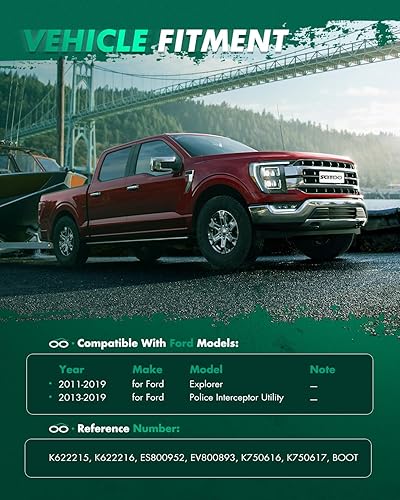 Miniatura 2 de SCITOO Kit de suspensión delantera, brazo de control inferior y extremo de barra de acoplamiento de rótula con barra estabilizadora de arranque,