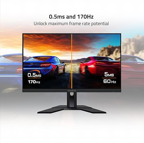 Miniatura 3 de GIGABYTE M27Q - Monitor para juegos KVM de 27 pulgadas, 165Hz 1440P, pantalla IPS SS de 2560 x 1440, tiempo de respuesta de 0.5 ms (MPRT), 92%
