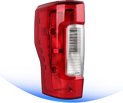 Tail Light Compatible with 2017 2018 2019 Ford F-250 F-350 XL XLT Halogen Type Taillight w/o Blind Spot Rear Brake Signal Lamp Replacement Assembly Replace OEM# HC3Z13405D Left Driver Side