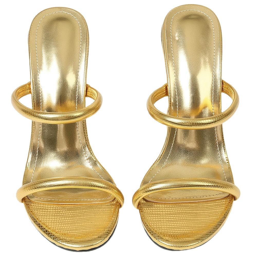 ZBDZSW Sandales à Talons Hauts à Bout Ouvert et à Enfiler pour Femmes, Chaussures Sexy à la Mode avec Dents de Requin