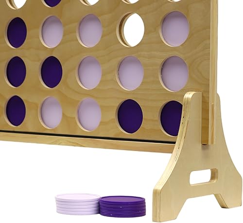 Miniatura 8 de Tailgating Pros Cuatro en una fila de alta calidad con funda de transporte  Juego de patio al aire libre de gran tamaño  Conecta varios discos