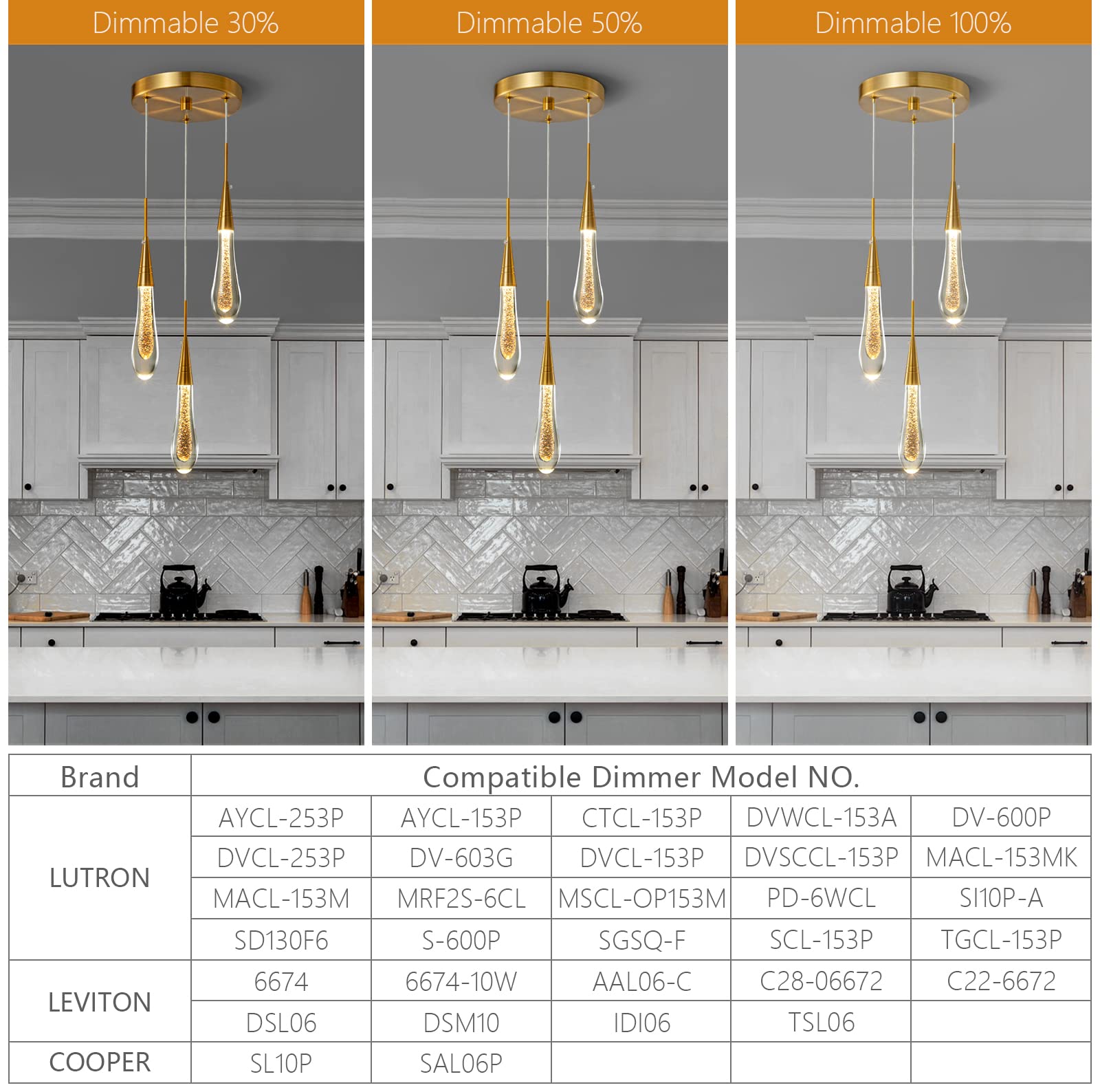 Hanglampen Keukenverlichting Dimbare LED Moderne
