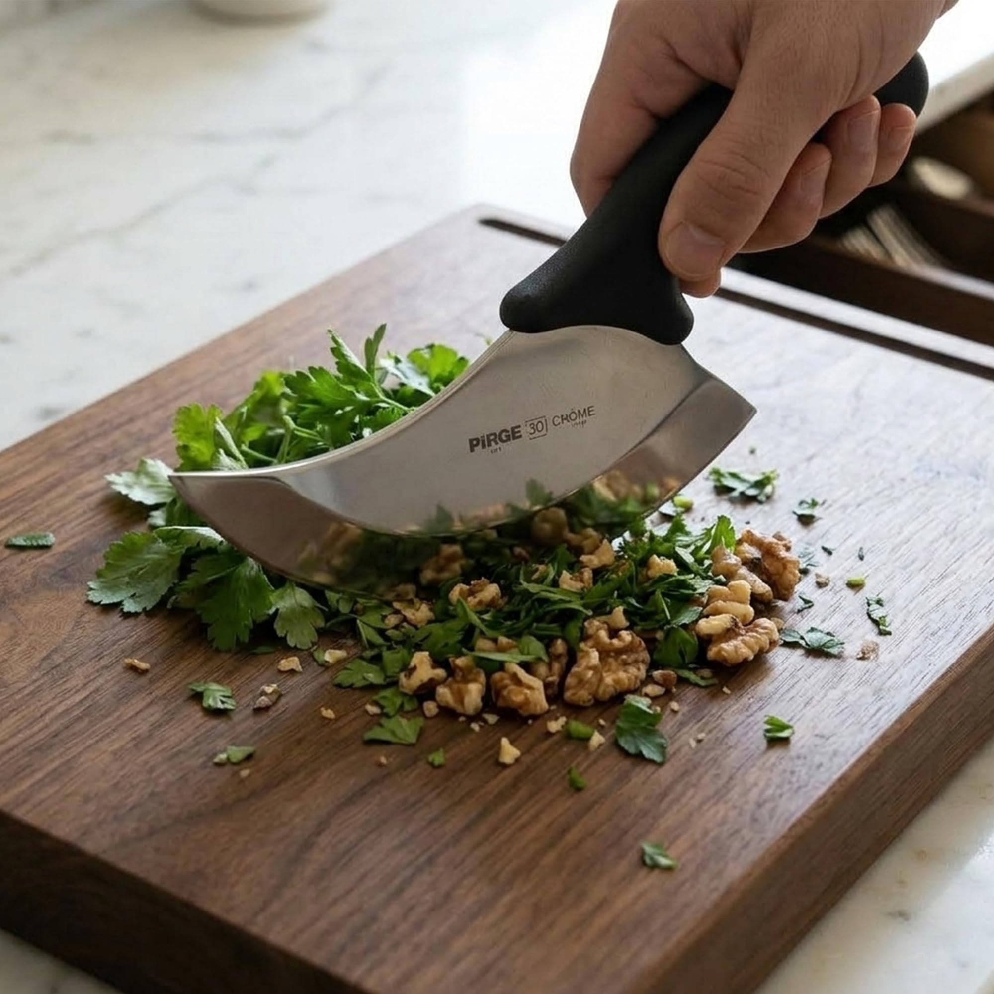 Pirge Creme Börekmesser 18 cm – rostfreier Edelstahl - Börek-Schneide- und Serviermesser