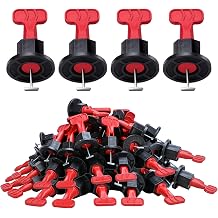 Tile Leveling System Kit 100pcs Tile Leveler Spacers, 2 Special Wrenches, 10 T-pins