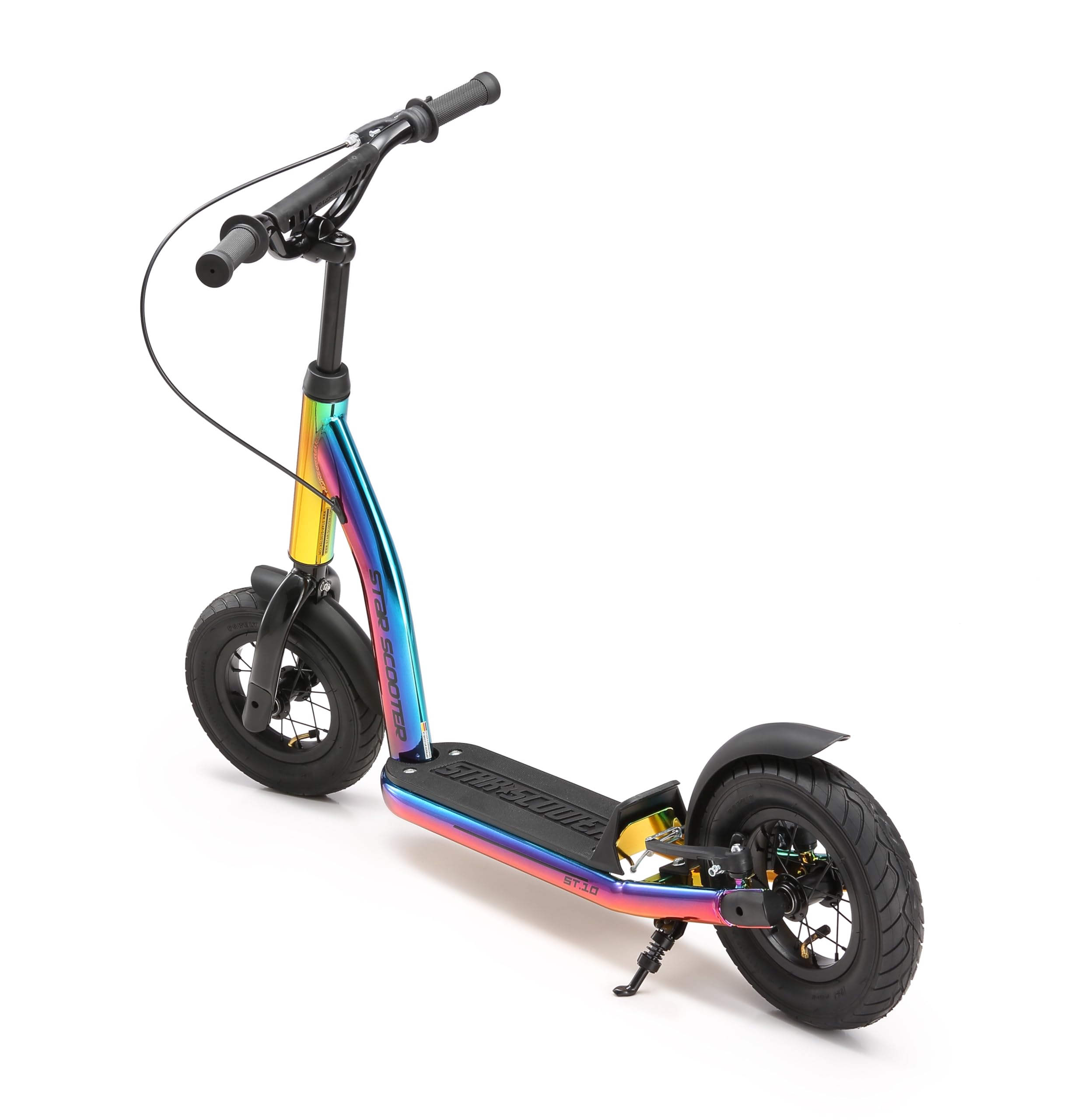 STAR SCOOTER Kinder Tret Roller ab 5 Jahre | City Kick Scooter Luftreifen Höhenverstellbar 10 Zoll New Gen