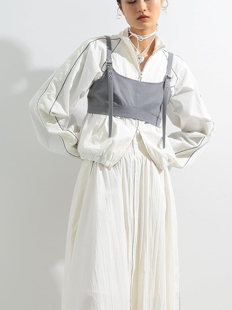 Amazon | [レイビームス] ブルゾン パイピング トラック