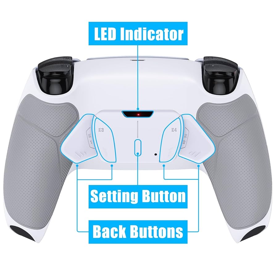 SONY - PS5コントローラー DualSense 背面パドル リマッピング機能 ホワイト Amazon.co.jp: eXtremeRate ps5コントローラーBDM-010&BDM-020に