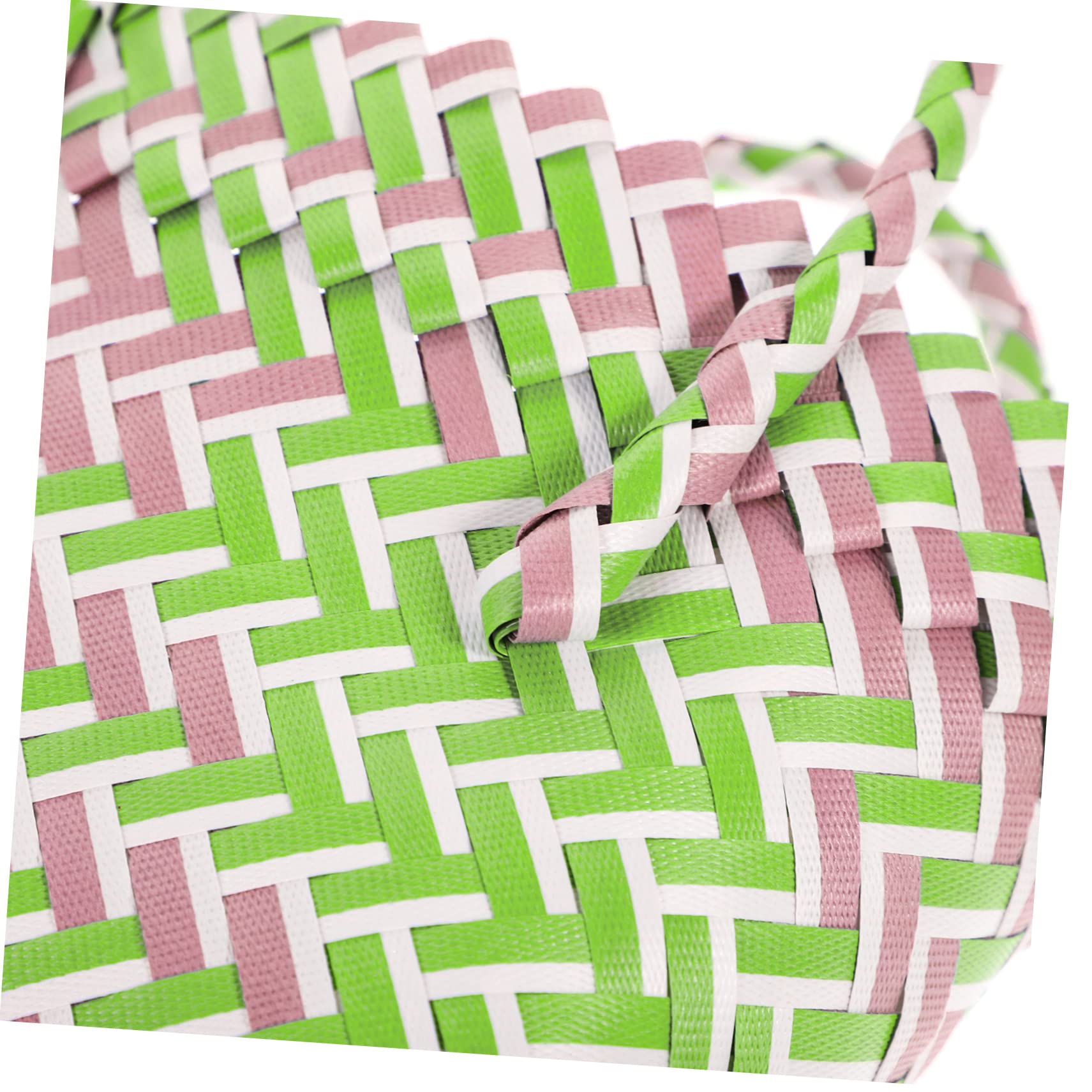 Cabilock 3 Pezzi Cestino Portaoggetti per Esterni Borsa da Picnic Borsa da Viaggio Maniglia Organizer Cestino Rustico Cucina Borsa da Spiaggia