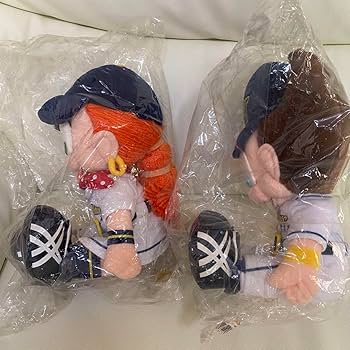オリックスブルーウェーブ　ネッピー　リプシー　ぬいぐるみ 2体セット Amazon.co.jp: ネッピー&リプシー ぬいぐるみ人形 オリックス