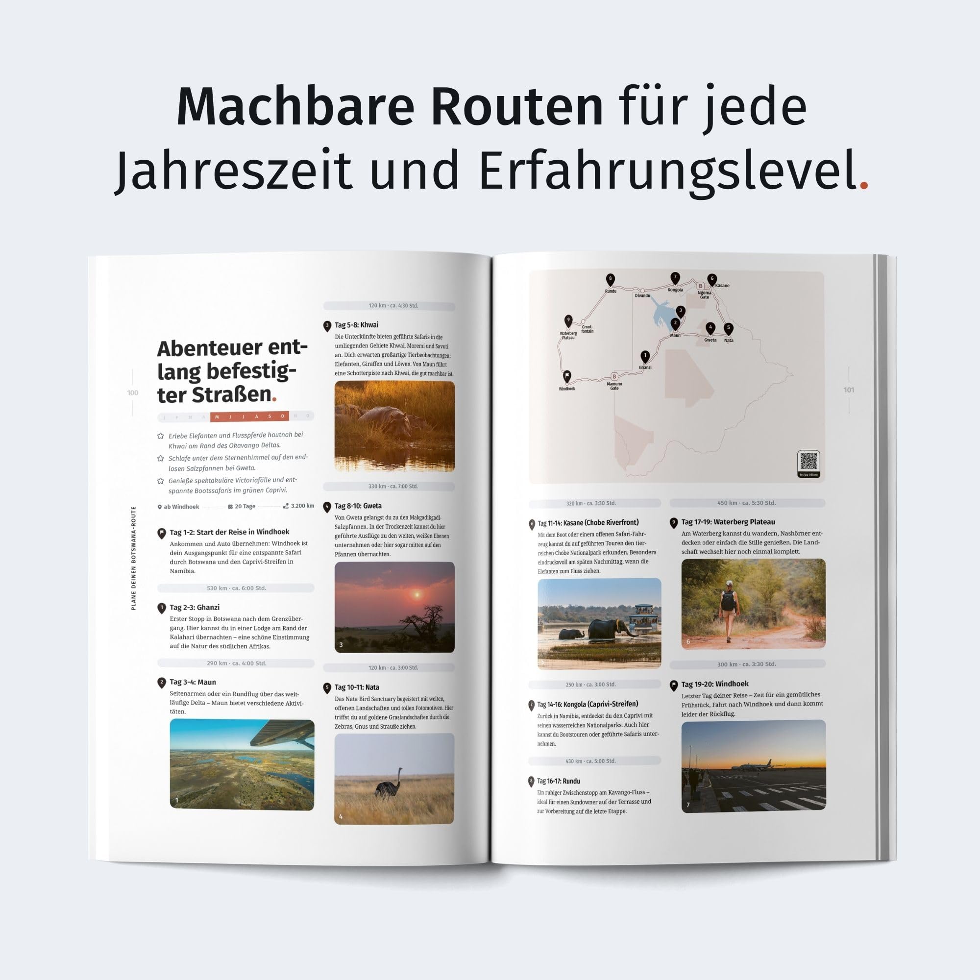 WILDFUL STORIES Wildlife Reiseführer Botswana mit Okavango Delta: Dein ultimativer Safari-Guide für unvergessliche Tierbeobachtungen als Selbstfahrer (inkl. Karten und App)