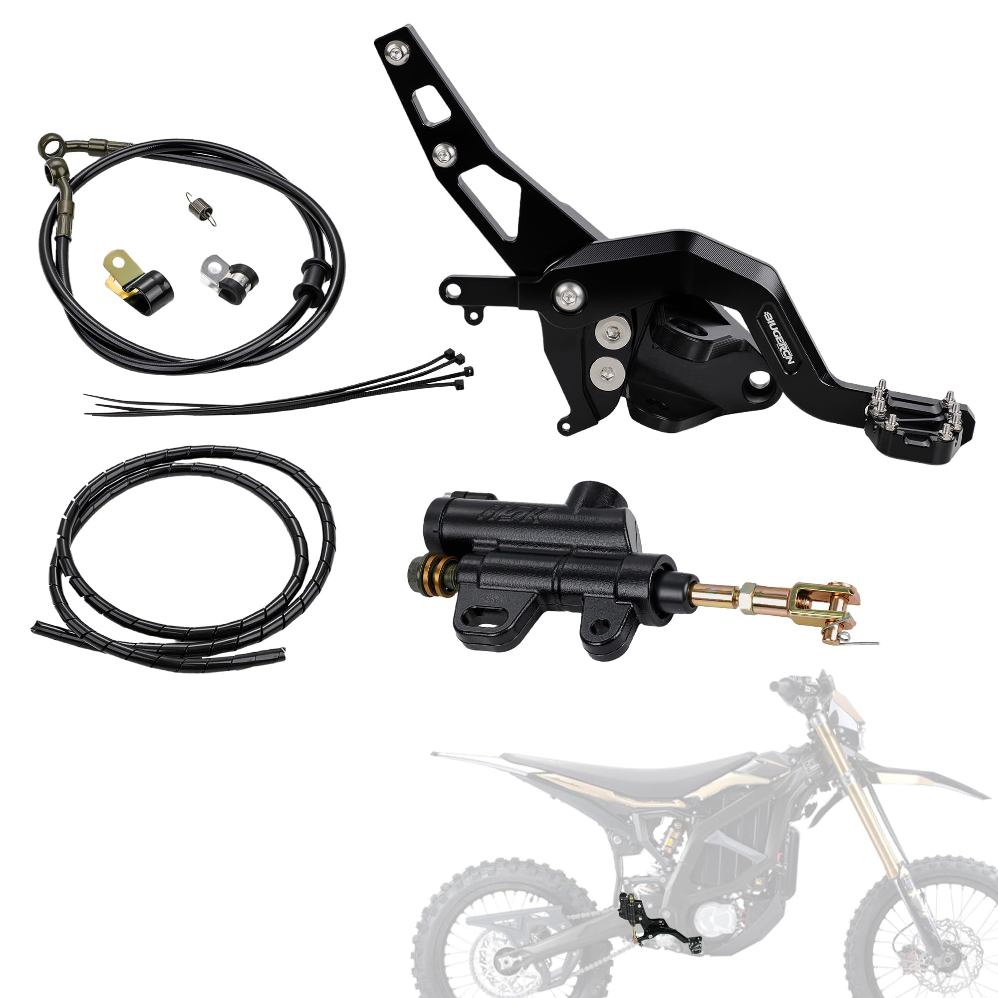sur ron pedal kit BAOUFF Rear Foot Brake for Surron Ultra Bee,Hydraulic 6061 Aluminum CNC Bracket Lever with Cable for Electric Dirt Bike Ultra Bee : Automotive Select a Jacket Size:Small Heatkeeper Thermo-Handschuhe Herren Thinsulate/Fleece AS3 Performance Racing Series Category:MTB Cross Hardtail_KTM Comp 27.2