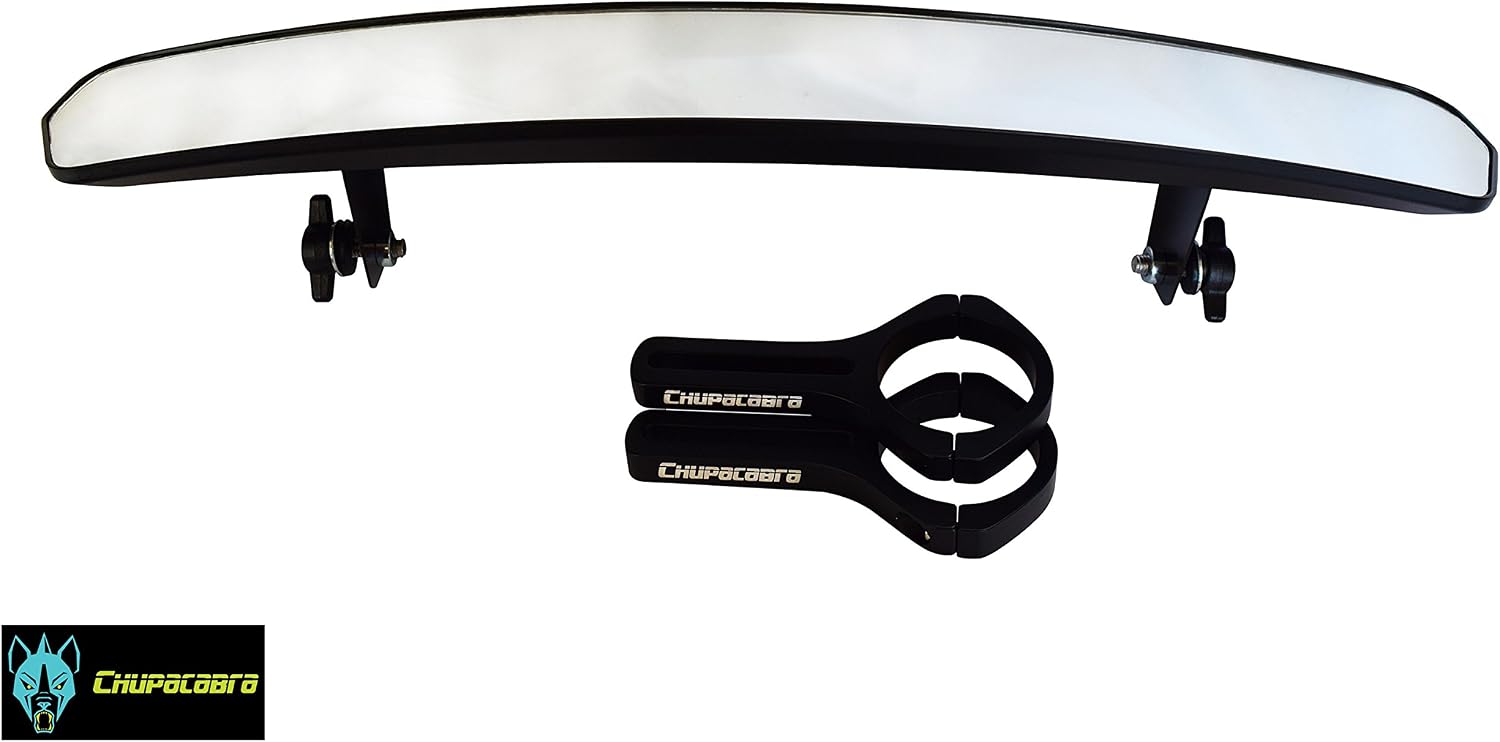 Chupacabra Offroad Deluxe Oversize Side by Side Rear View UTV Mirror 1.75" RZR 800 900 1000 One Year Warranty