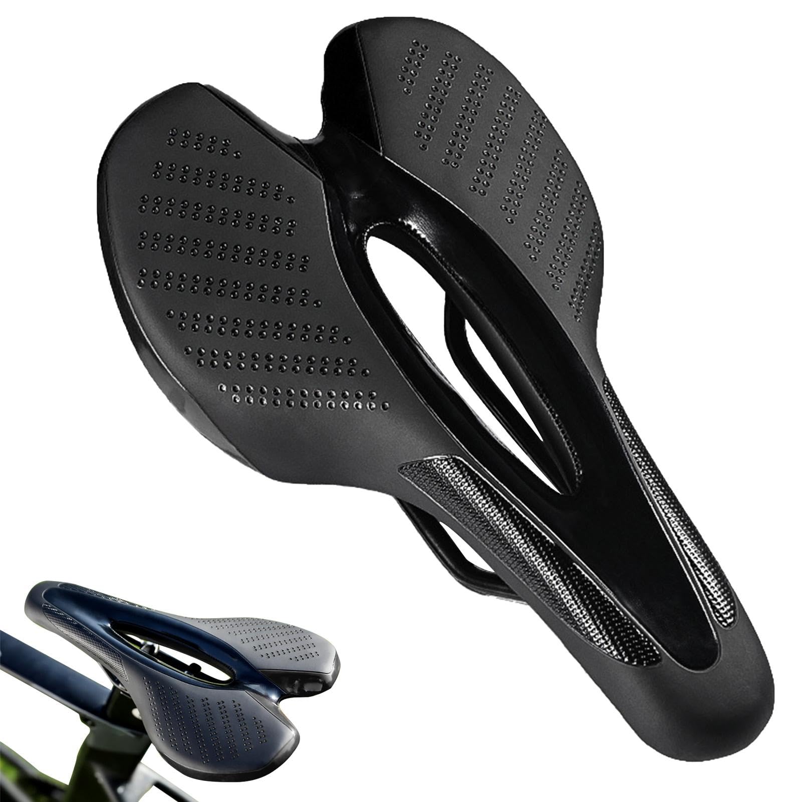 Fahrradsitzkissen | Wasserdichtes Berg-Fahrradsitzkissen | Atmungsaktive Kabel-Fahrradsitze Reitausrüstung für Männer und Frauen