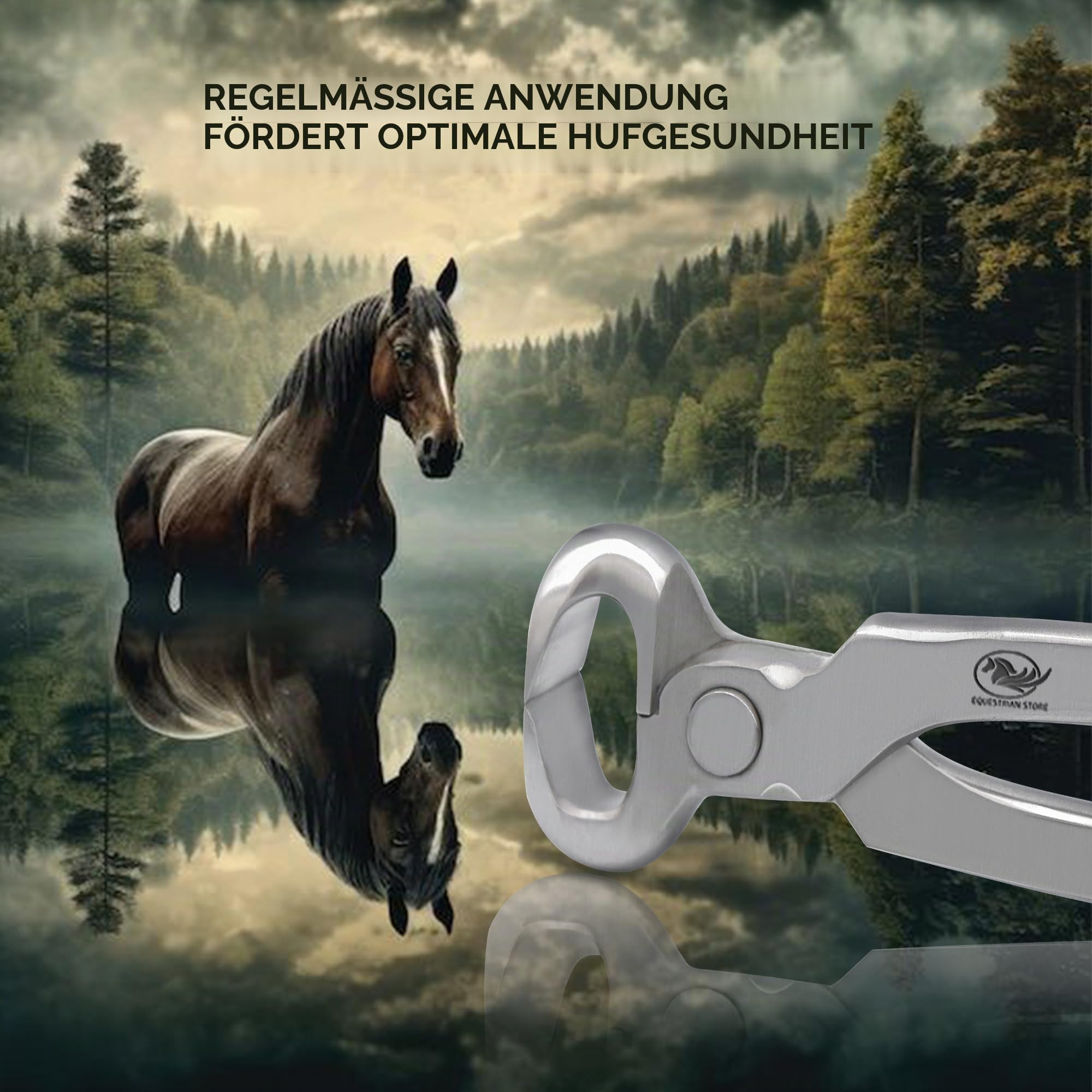 EQUESTRIAN STORE Hufzangen. 38 cm/35 cm/30 cm/25 cm. Hufschneider für Nutztiere. Hufpflege für Pferde. Hufschneider aus Edelstahl – Langlebiges Hufpflegezubehör für Hufschmiede (35cm-14 Inch)