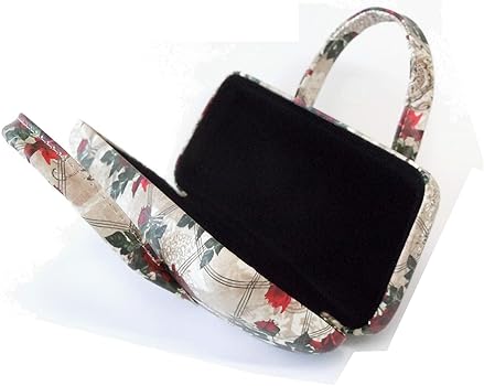 Amazon | mint point おしゃれな花柄メガネケース ハンドバッグ