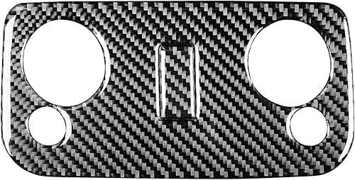 Miniatura 2 de Real Premium - Adhesivos de fibra de carbono para panel de luz de lectura de automóvil, ajuste interior, compatible con Ford Mustang GT Shelby 2005