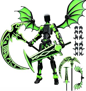 T13 Anime Figures Action Figures Titanium T13 Figure Moving T13 Dummy Action Figures with Arms 3D Print