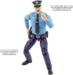 Figures Toy Company Ultimate 6.5 Inch Police Officer Figure with Deluxe Articulation