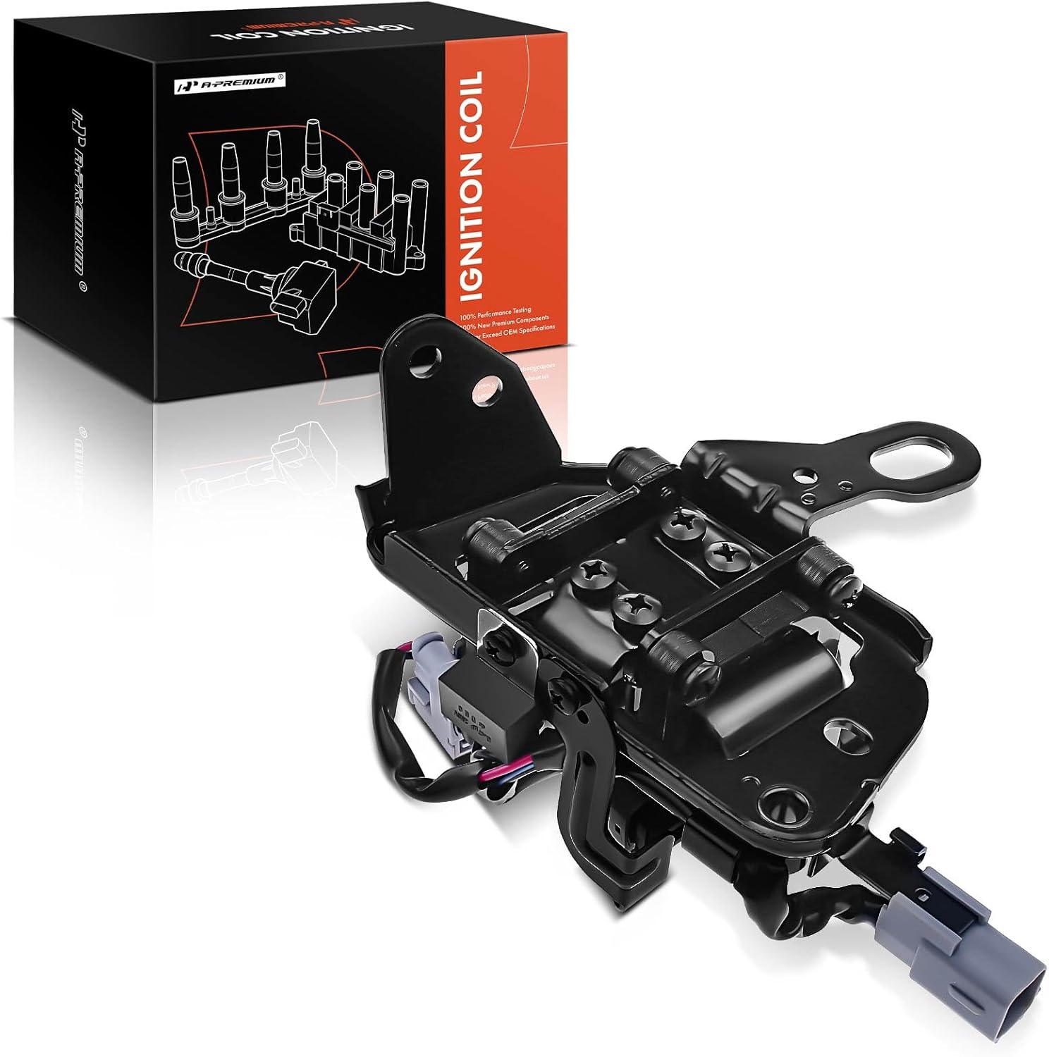 A-Premium Engine Ignition Coil Compatible with Hyundai Elantra 2007-2012 Kia Soul 2010-2011 Sportage 2008-2010 L4 2.0L