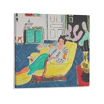 アンリ・マティス(Henri Matisse)、【片足ひざを立て坐るオダリスク】 アンリ・マティス(Henri Matisse)、【片足ひざを立て坐る