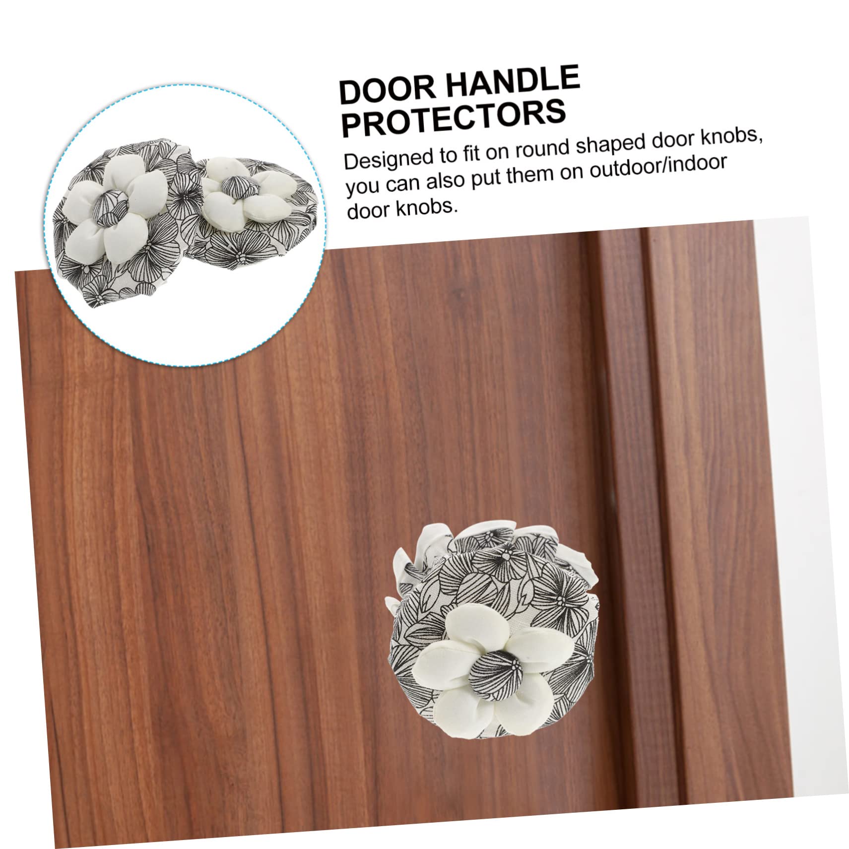 2 stks deurklink beschermhoes siliconen deurklink handschoenen kinderen veiligheid deurknop covers voor kinderen bescherming antistatische deurknop cover, koffie | NL