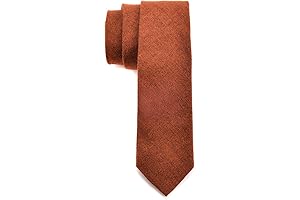 Men's Premium Solid Color Skinny Tie for Autumn