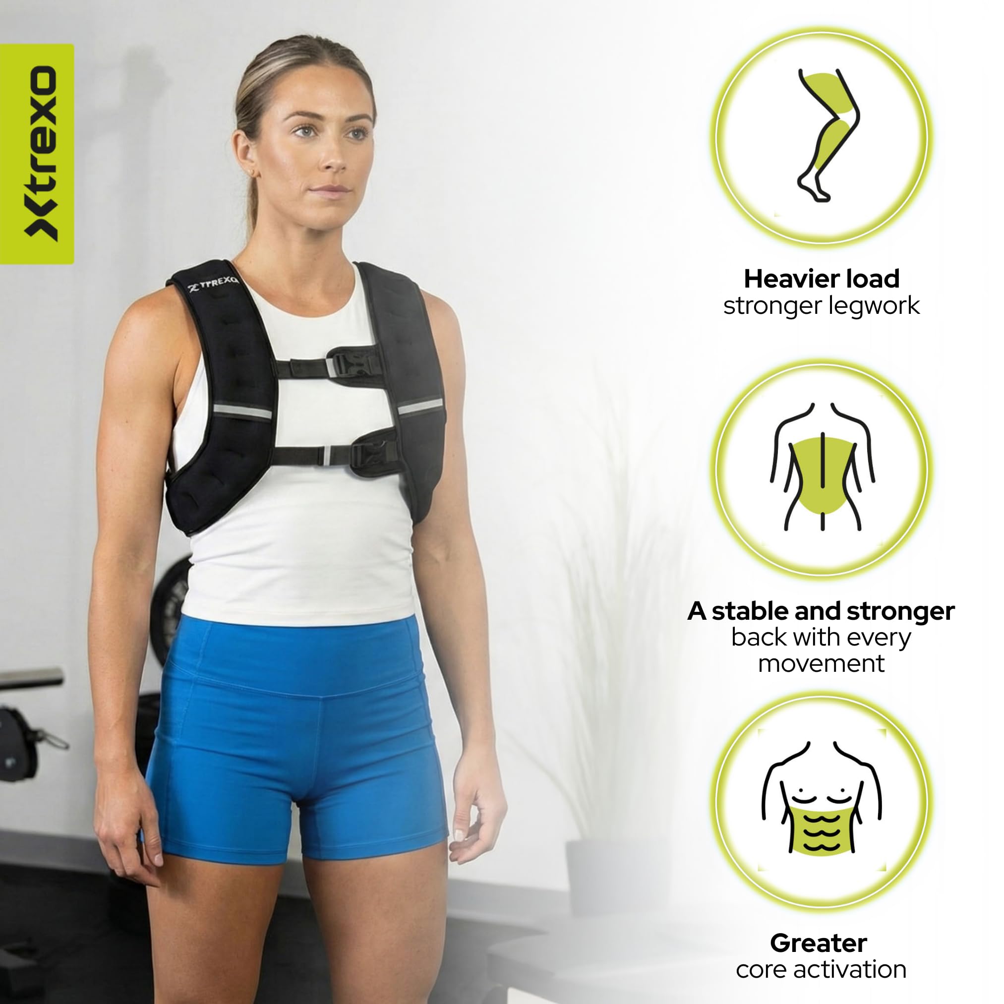 Trainingsweste mit Gewichten 5/8/10 KG