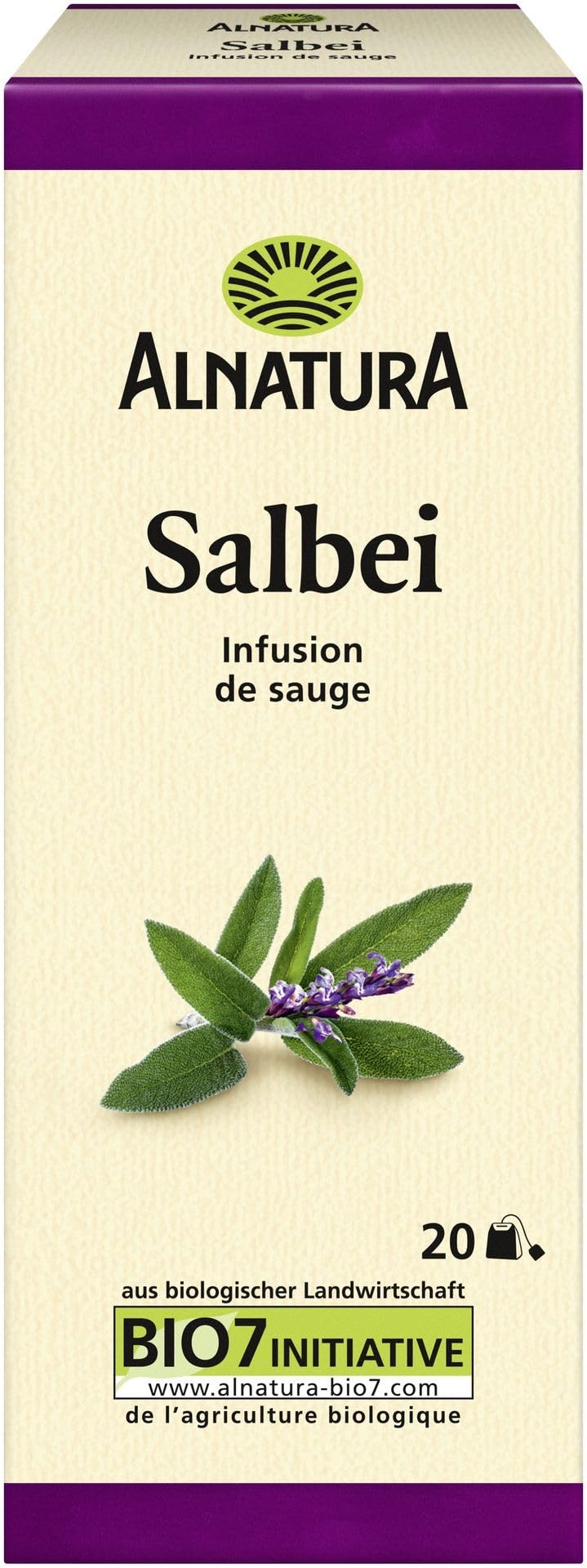 Alnatura Bio Salbei Tee, 20 Beutel, 30g