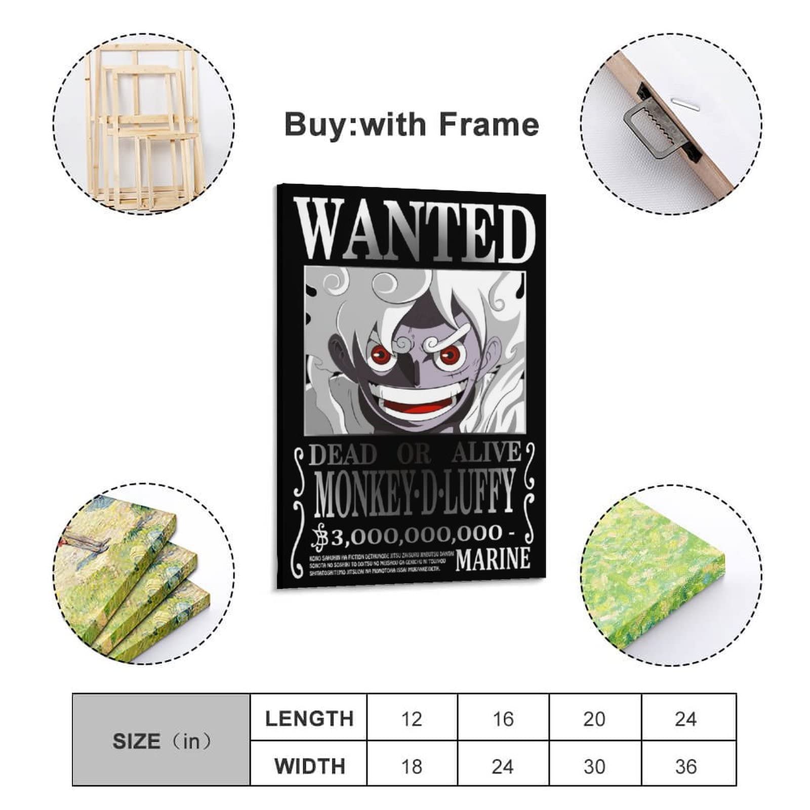 ワンピース プレゼントキャンペーン ポスター　キャンバスアート　450名様限定 ワンピース プレゼントキャンペーン ポスター キャンバスアート 450名