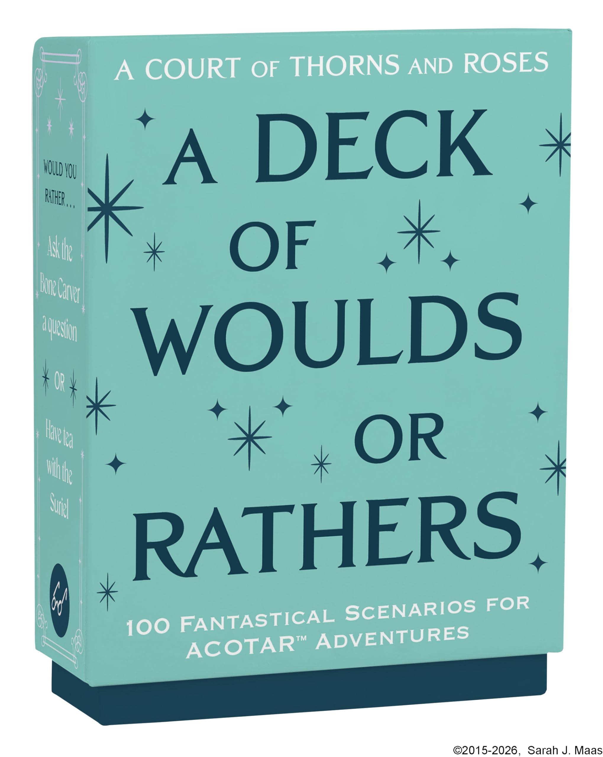 A Court Of Thorns And Roses Official Deck: A Deck Of Woulds Or Rathers