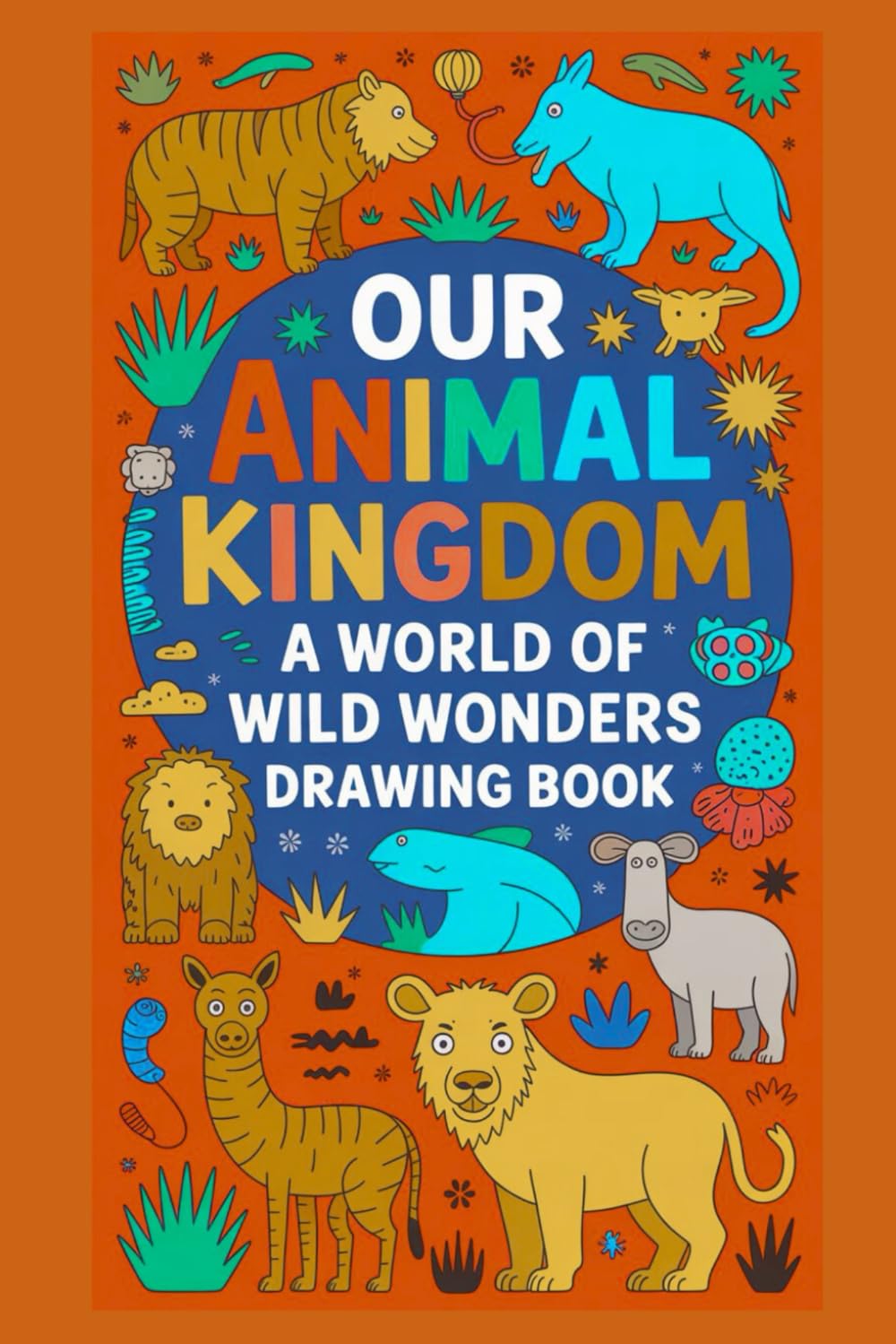 Our Animal Kingdom A World of Wild Wonders Drawing Book: Explore, Sketch, and Celebrate the Magic of Wildlife — A Creative Coloring Adventure for Kids, Teens, and Animal's Lovers