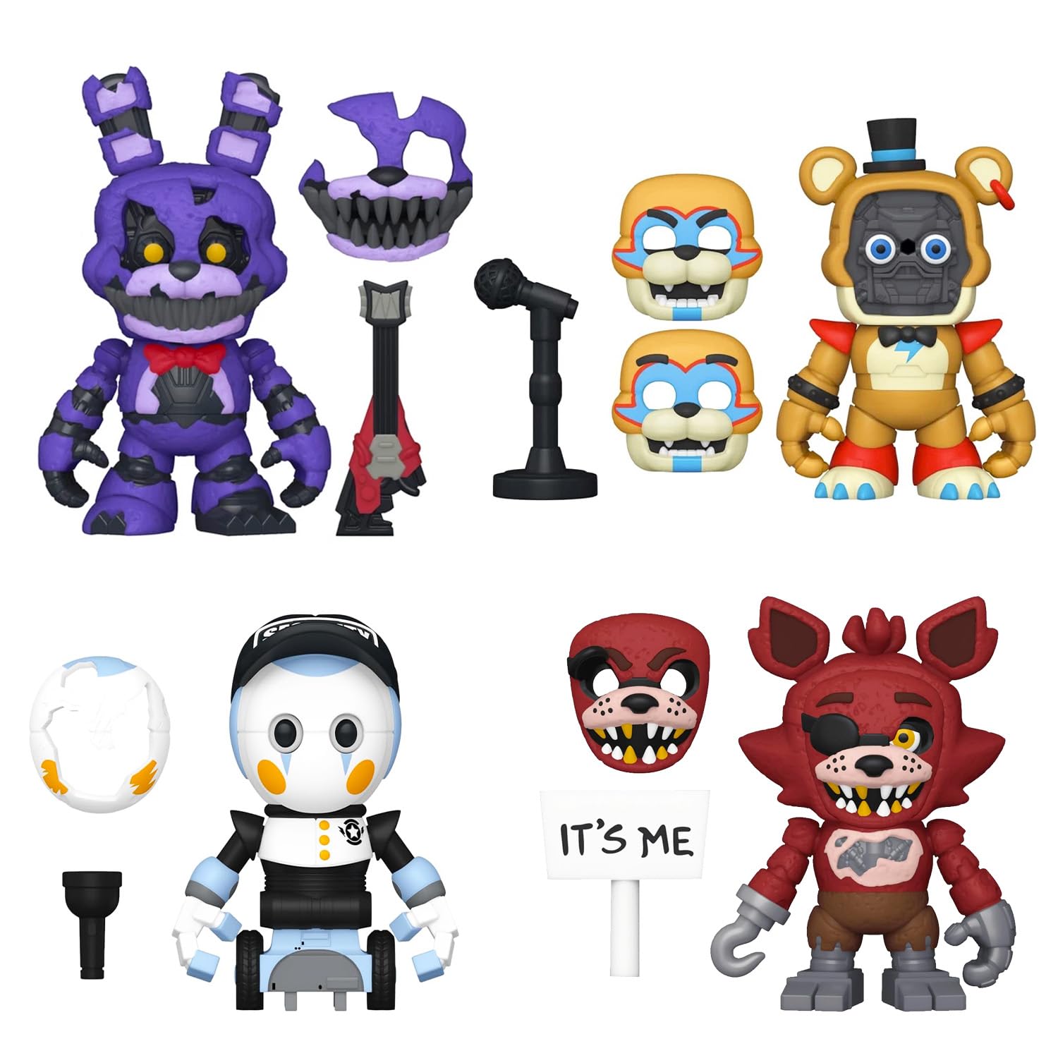 Amazon.com: Five Nights at Freddy's Snaps Security Breach Toys Set