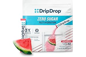Drip Drop Hydration Watermelon: Electrolyte Powder for On-the-Go Energy