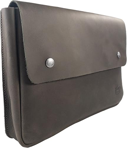 Miniatura 3 de Hide & Drink, Carpeta Vintage Portadocumentos, Estuche de archivo, Carpeta A5, Cartera de sobre, Bolsa para lápices, Cuero de grano completo, hecho