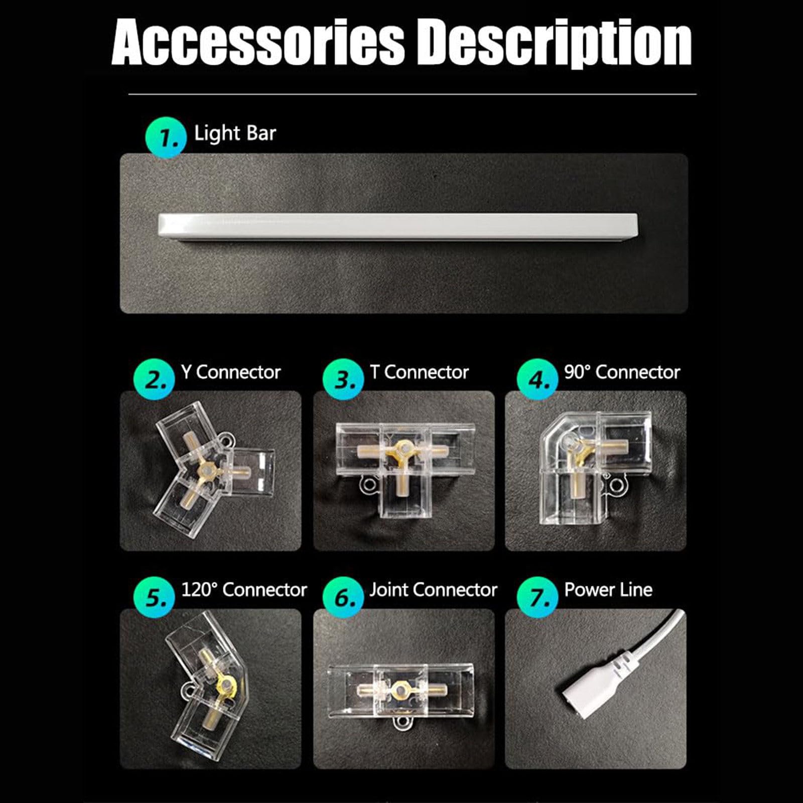 432W LED Garage Honeycomb Light 16500K Positive White Light Color Suitable for Garages Gyms Basements Warehouses Car Beauty — view 8