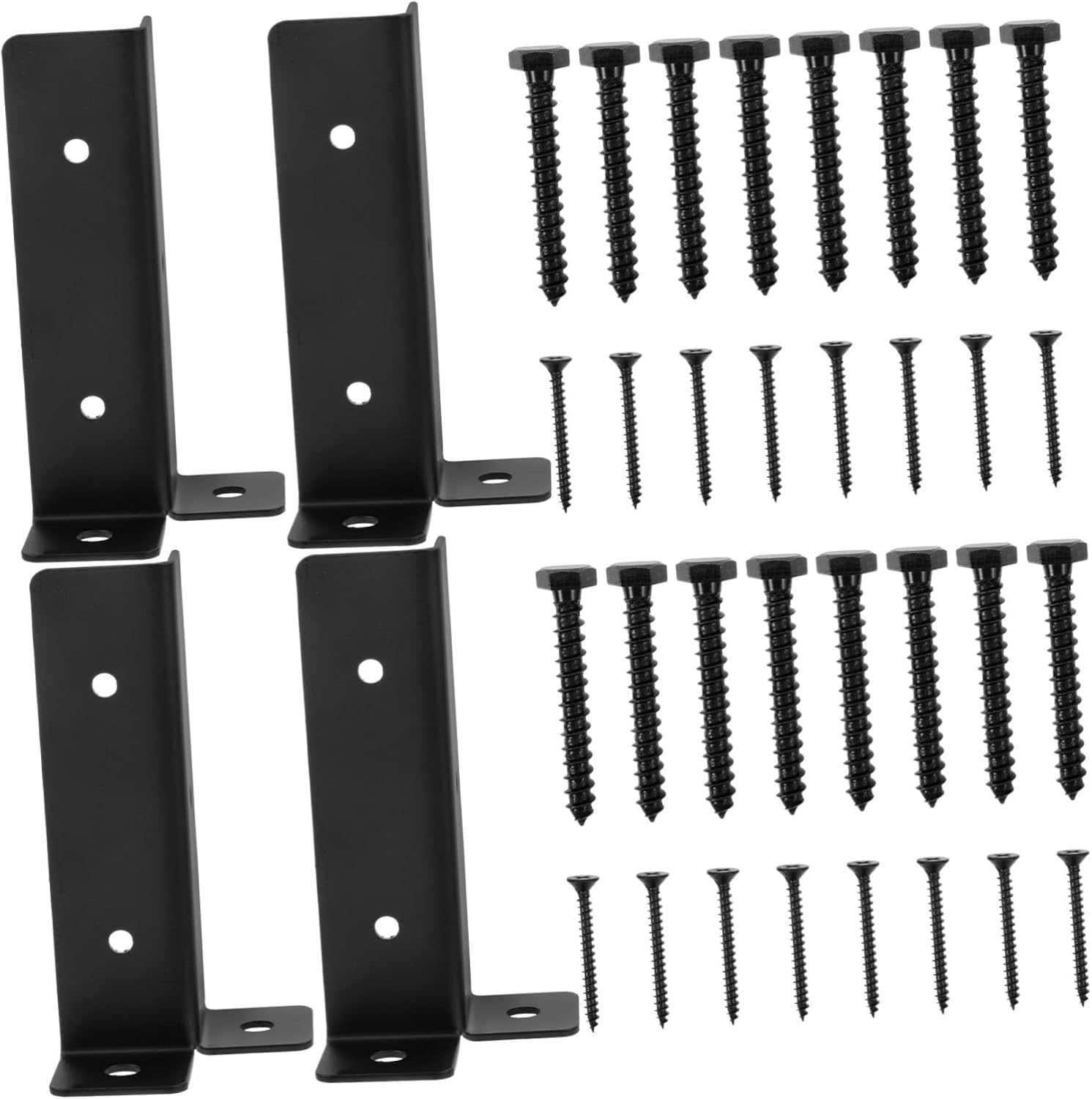Holibanna 1set Mailbox Post Protector Metal Deck Post Base Railing Cover Heavy Duty Bases