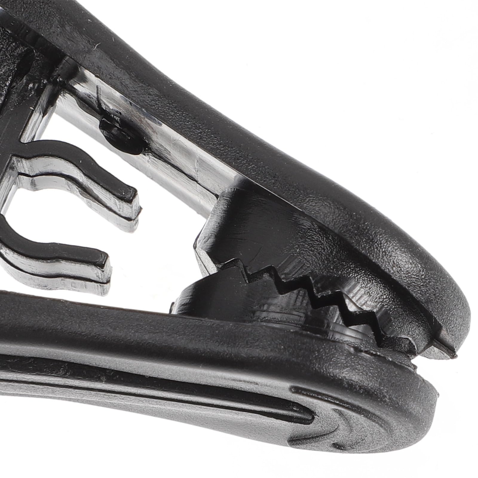 OUNONA Pinzas para Ropa de Plástico Negro Ideales para Colgar y Ordenar Ropa 50 Clips Flexibles para Organizar Prendas y Secar al Aire Libre para Perchas y Armarios